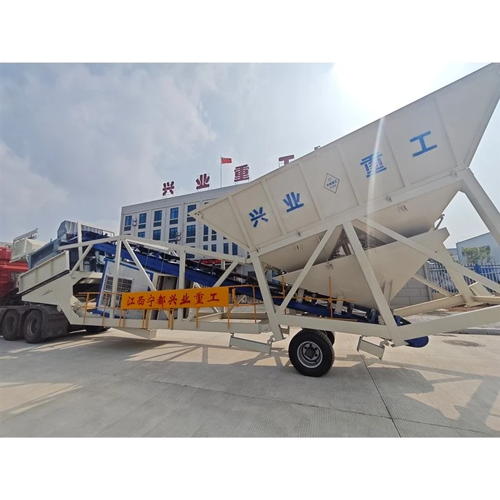 Portable Concrete Batching Plant