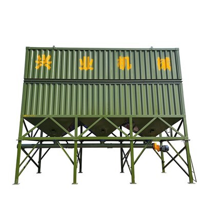 Horizontálne oceľové silo na cement